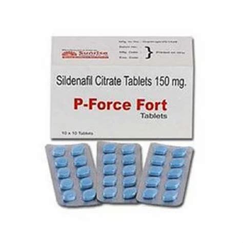 P Force Fort Sildenafil Citrate At Rs Stripe Sildenafil Tablets