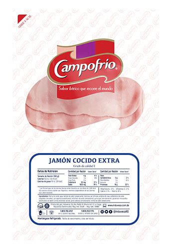 Jamón Cocido Extra Campofrío Induveca