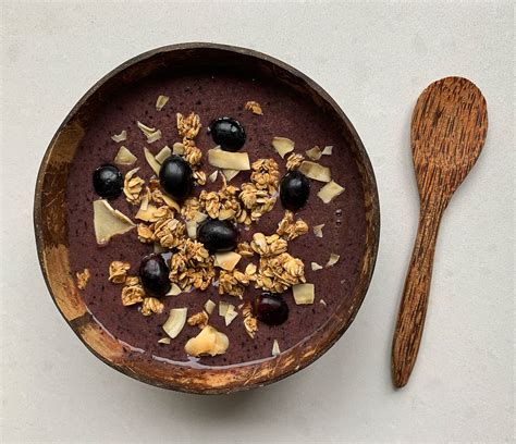 Grape Smoothie Smoothie Bowl Red Grapes Cast Iron Pan Bowls