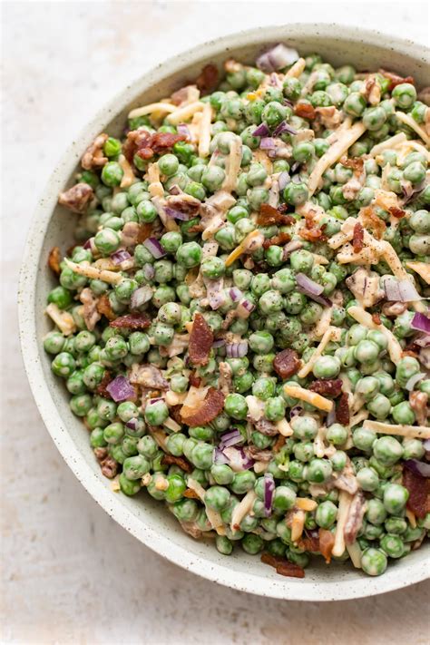 Pea Salad With Bacon • Salt And Lavender