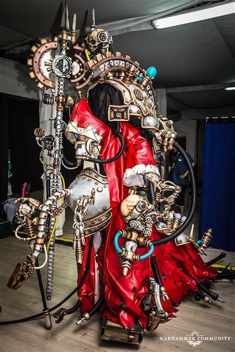 Tech Priest Dominus Cosplay Games Workshop Artwork