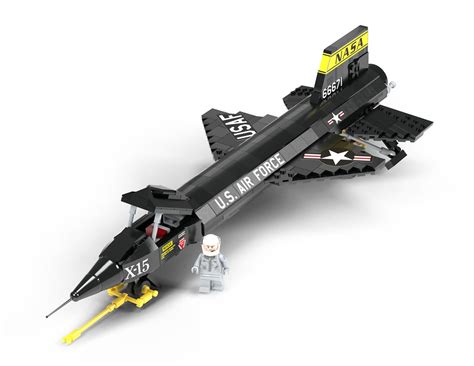 X-15 Rocket Plane in LEGO | Credit to the Brickmania team fo… | Flickr