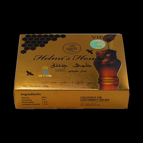 Golden Royal Honey For Men 12 Sachets 20 G ⋆ Us Royal Honey