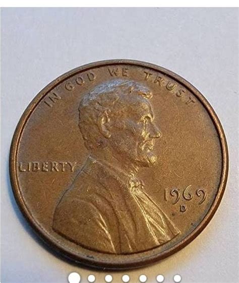 1969 D Rare Penny Coin Etsy