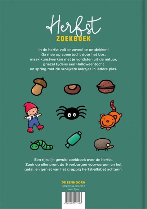 Herfst Zoekboek Uitgeverij De Eenhoorn Boek 9789462917293 Bruna