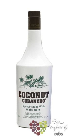 Cubanero „ Coconut ” Spanish White Rum Liqueur 20 Vol 100 L