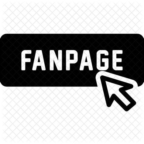 Fanpage Icon Download In Glyph Style