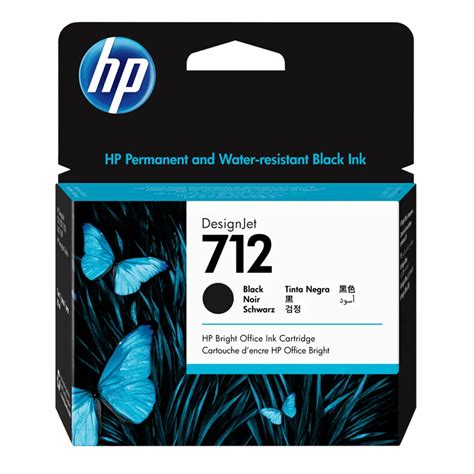 HP 712 Original Ink Cartridge Negro 38ml 3ED70A