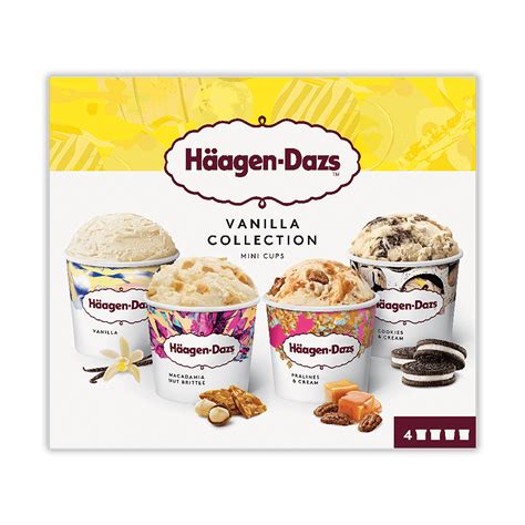 Vanilla Mini Cups Collection Multipack Ice Cream Tubs H Agen Dazs Es