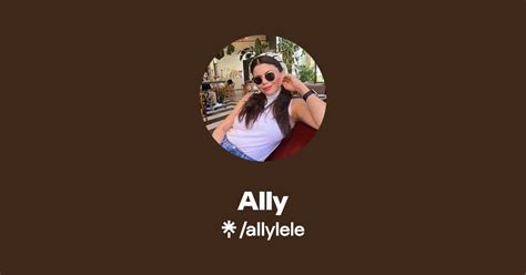 Ally Instagram Tiktok Linktree