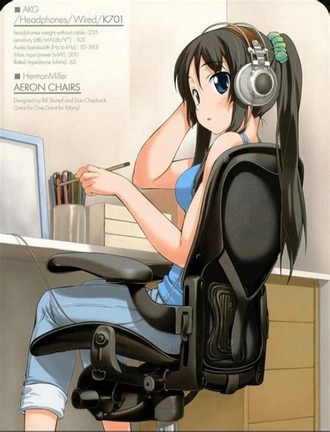 Girl With Headphones Headphones Art Wearing Headphone Kyoto