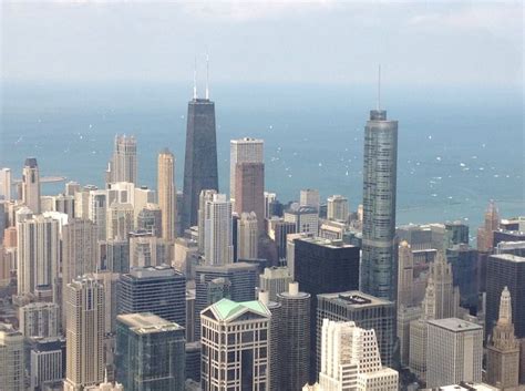 View from Willis Tower Skydeck | Willis tower skydeck, Beautiful sights ...