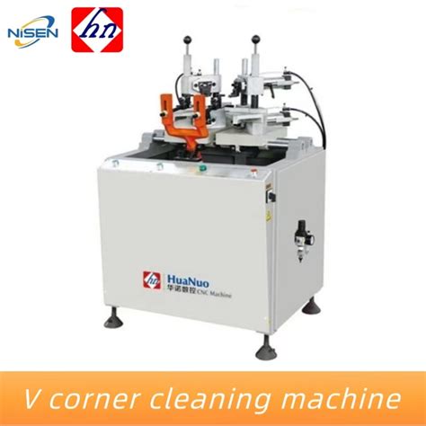 V Shaped Corner Cleaning Machine For UPVC Window Door Nisen Sqj05 120