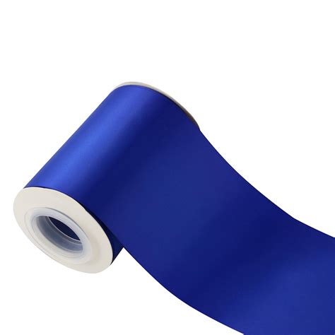 Amazon Mayreel Cobalt Blue Ribbon 4 Inch Wide Double Face Satin