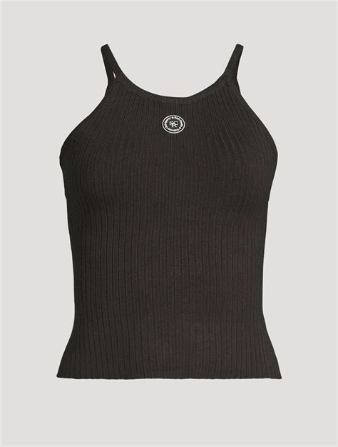 SPORTY RICH SRHWC Ribbed Tank Top Holt Renfrew