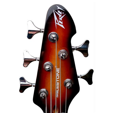 Peavey Milestone Series 5 String Bass Guitar In Sunburst