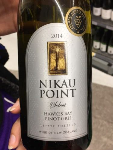 Nikau Point Select Pinot Gris Vivino Brasil