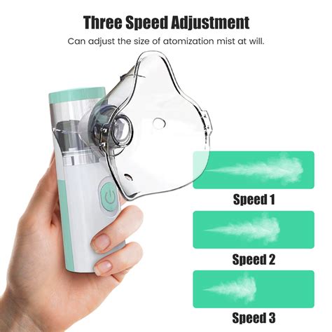 Handheld Portable Autoclean Inhale Nebulizer Mesh Atomizer Silent