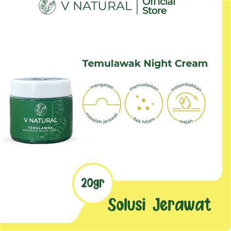 Jual Lihat Disini BPOM HALAL VNatural V Natural Night Cream Krim