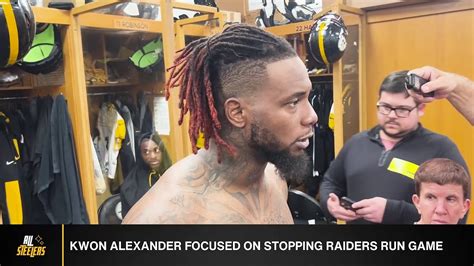 Steelers LB Kwon Alexander Focused On Stopping Raiders Run Game