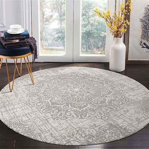 Amazon Lahome Vintage Medallion Round Rugs 6ft Washable Round