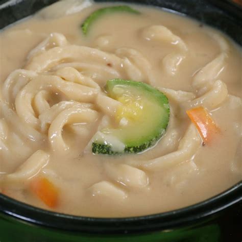 Knife Cut Noodle Soup With Perilla Seeds Deulkkae Kalguksu