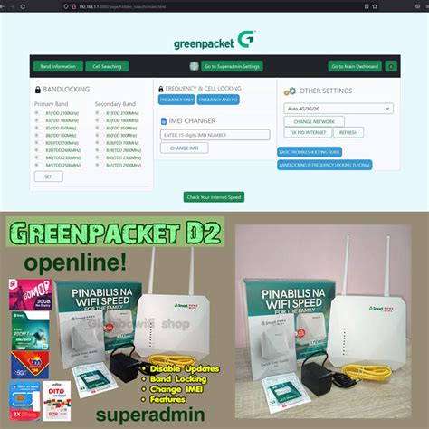 Smartbro D Greenpacket Ars Version Prepaid Wifi Openline Superadmin