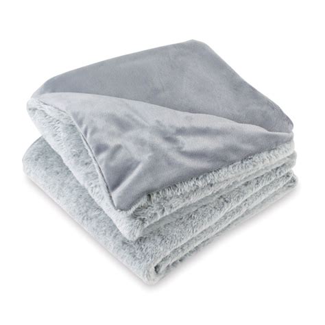 Custom Luxe Faux Fur Throw Blanket Customized With Your Logo