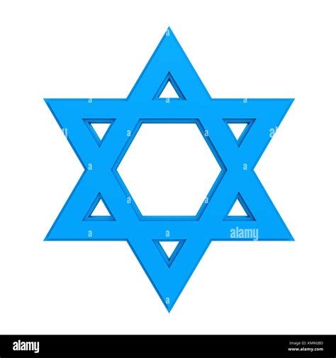 Star Of David Isolated Stock Photo Alamy