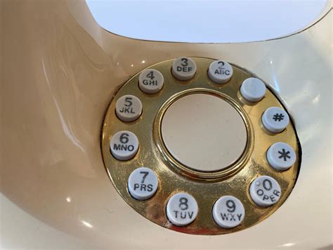 Vintage Retro Sculptura Donut Phone Vanilla Color 60 S 70 S At 1stDibs