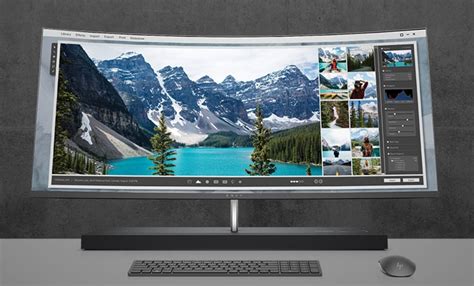CES 2017: HP улучшила моноблок Envy 34 с изогнутым дисплеем