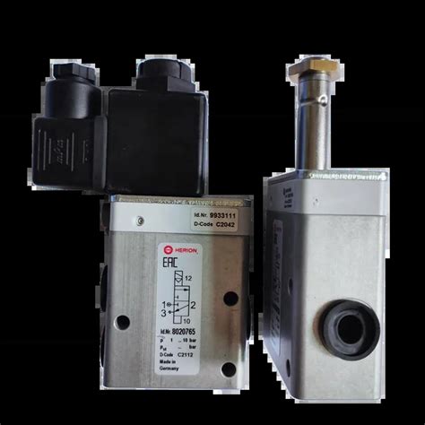 Indirect Solenoid Actuated Spool Valves Buschjost 8020765 For Herions