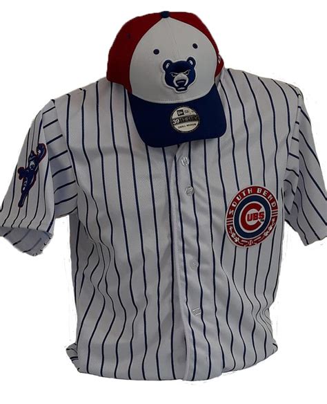 South Bend Cubs Men's Replica Home Pinstripe Jersey – Cubs Den Team Store