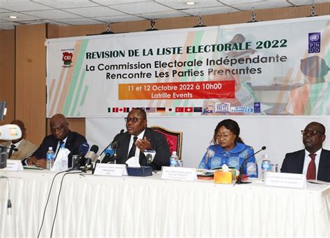 C Te D Ivoire R Vision De La Liste Lectorale La Commission