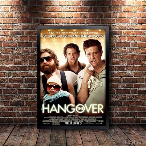 The Hangover Movie Poster Framed and Ready to Hang. - Etsy