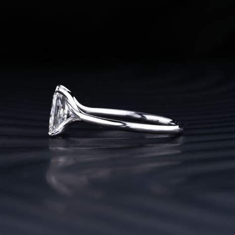 Radiant Solitaire Engagement Ring Earthly Jewels