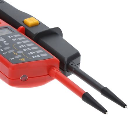 UNI T UT18C Auto Range Voltage And Continuity Tester With LCD LED