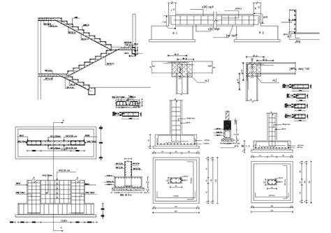 Column And Beam Structural Design Autocad Drawing Cadbull Autocad Drawing Autocad Beams