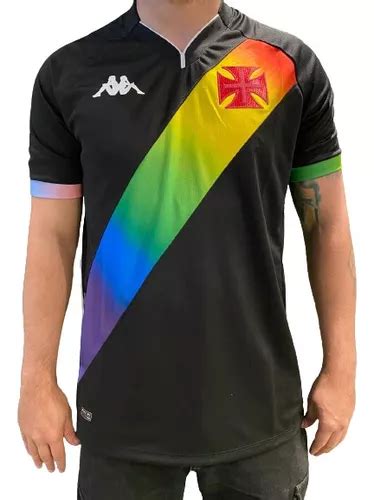 Camisa Vasco Kappa Orgulho Lgbt 2023 Oficial Parcelamento Sem Juros