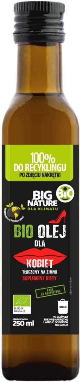 Big Nature olej dla kobiet bio tłoczony na zimno 250 ml WYSYŁAMY W