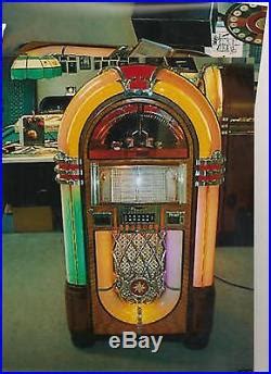 Wurlitzer 1015 Jukebox Bubbler Antique Apparatus 200 Selections 45rpm