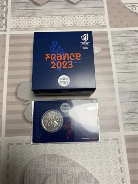 2 EUROS BE PROOF Et BU France 2023 Rugby World Cup EUR 32 50 PicClick FR