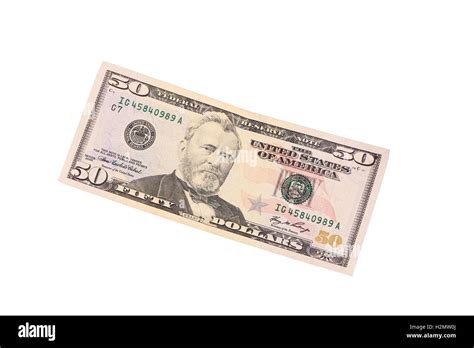 Fifty dollar bill Stock Photo - Alamy