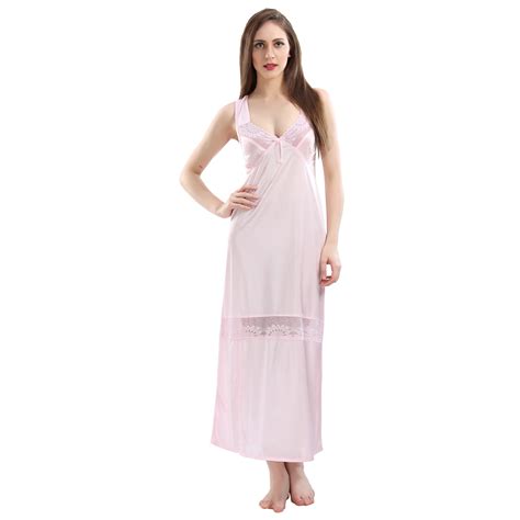 Buy Juliana Dream Pink Satin Nightwear Set (Nighty, Robe, Top, Capri