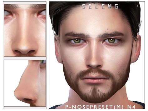 Seleng S P Male Nosepreset N Patreon In Sims Cc Eyes Sims