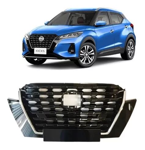 Grade Nissan Kicks Friso Cromado Original Parcelamento