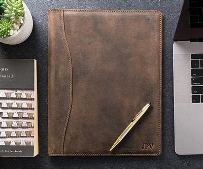 Personalized Leather Portfolio