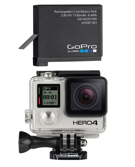 Bateria Recargable 1160 MAh Para Todas Las Gopro Hero 4 Importaciones