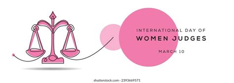 International Day Women Judges Held On Stock Vector Royalty Free