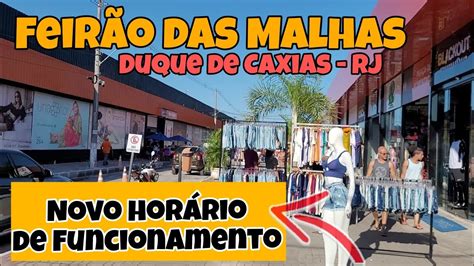 FEIRÃO DAS MALHAS DUQUE DE CAXIAS RJ NOVO HORÁRIO DE FUNCIONAMENTO